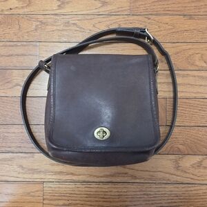 Coach Brown Leather Crossbody Bag
